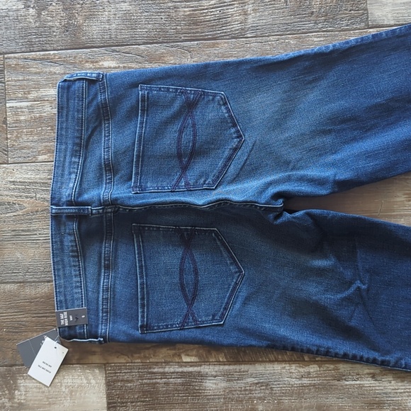 ABERCROMBIE & FITCH "High Rise Boot" bootcut jeans sz 6R / 28x33.33.25L NWT - Picture 6 of 9